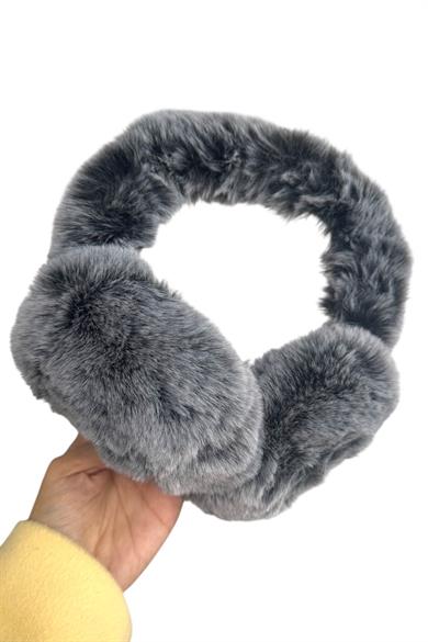 Siyah Renk Peluş Kulaklık