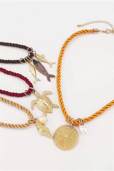 Karışık Figürlü 4lü Kolye Set