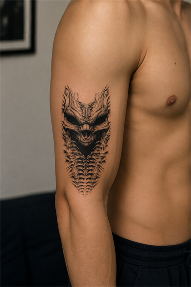 Kurukafa Geçici Dövme Tattoo