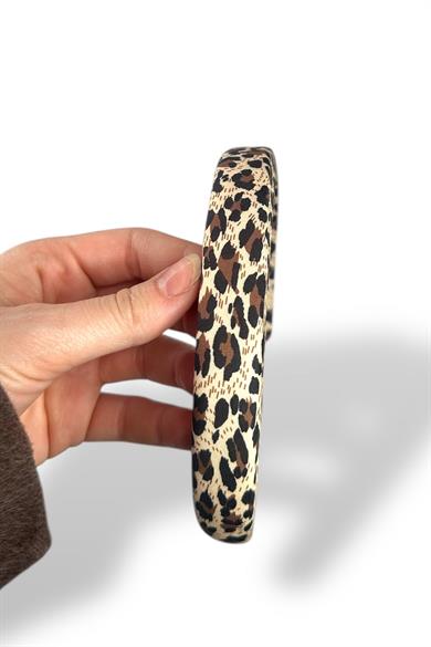 12´li Karışık Renk Leopar Desenli Taç Set