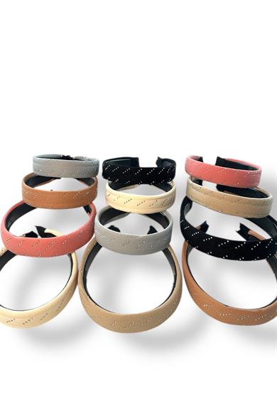 12´li Karışık Renk Taşlı Taç Set