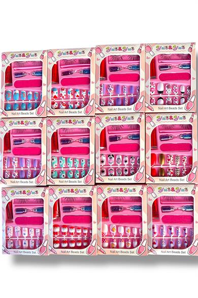 12li Karışık Figürlü Tırnak Set