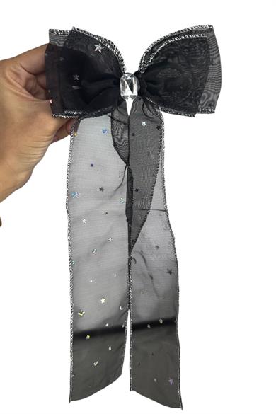 Siyah Renk Kurdele Figürlü Otomat Toka