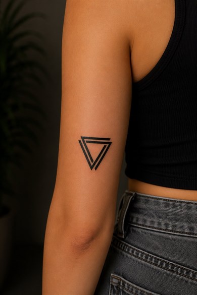 Geometrik Mini Geçici Dövme Tattoo