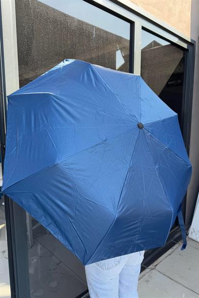 Mavi Renk Katlanabilir Şemsiye