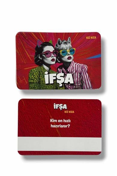 İfşa Kız Kıza Kalemli Eğlence Parti Sevgili- Çift Oyunları Kart Oyunu