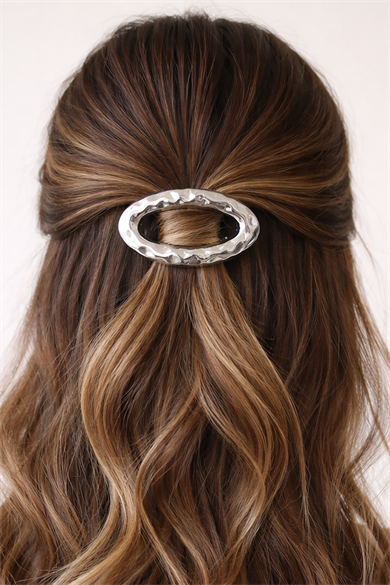 Gümüş Renk Metal Otomat Toka