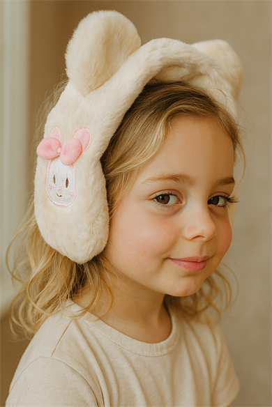 Krem Renk Ayıcık Figürlü Pembe Renk Ayıcık Figürlü 