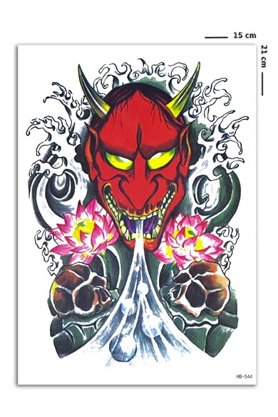 Devil Geçici Dövme Tattoo