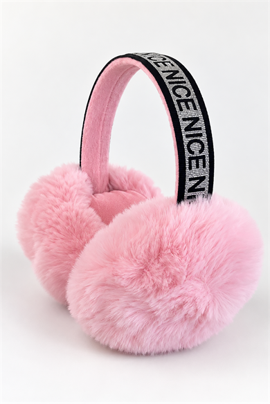 Pembe Renk Peluş Kulaklık