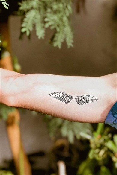 Melek Kanadı Mini Geçici Dövme Tattoo