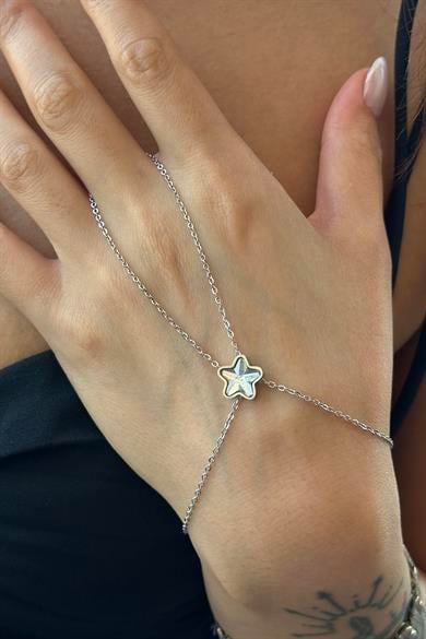 Gümüş Renk Yıldız Figürlü Çelik Şahmeran