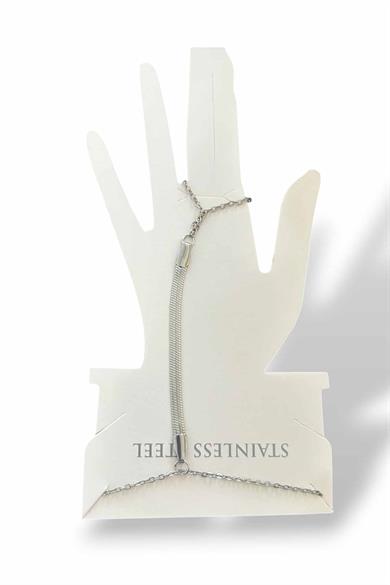 Gümüş Renk İtalyan Zincir Çelik Şahmeran