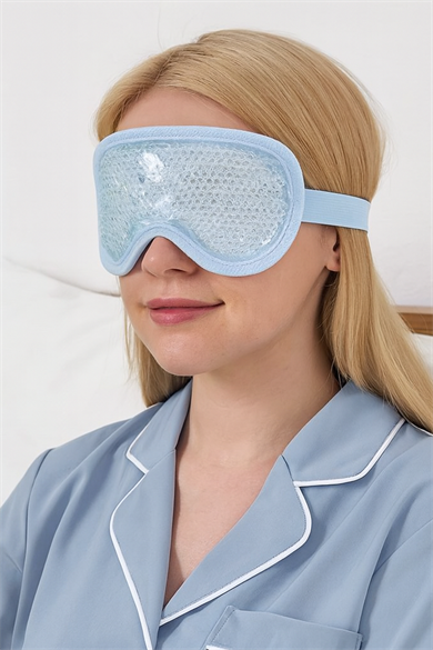 Mavi Renk Soğuk Kompres Jel Göz Altı Morlukları Azaltmaya Soğuk Sıcak Kompres Jel