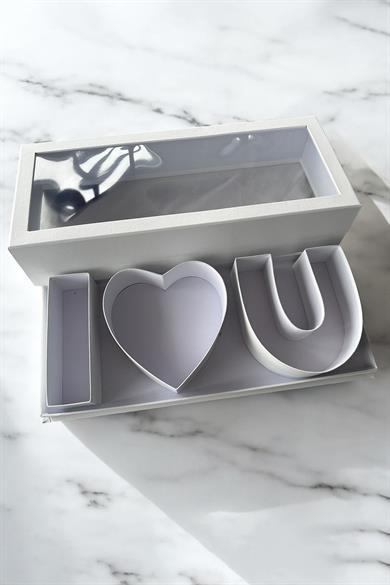 Beyaz Renk Doldurulabilir Hediye Kutusu