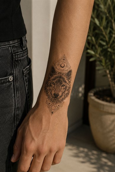 Kurt Mini Geçici Dövme Tattoo