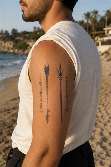 Ok Sonradan Kararan Yarı Kalıcı Geçici Dövme Tattoo