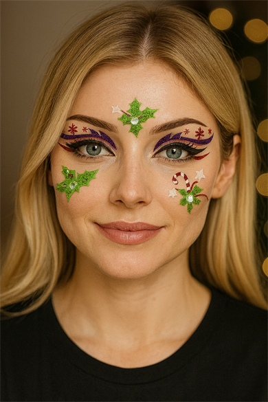 Yapışkanlı Yüz Dövme Tattoo
