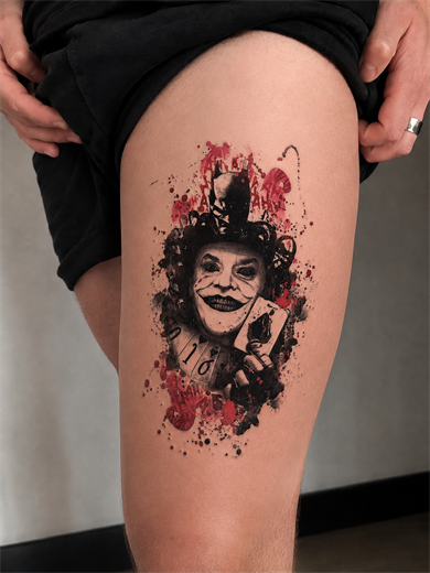 Joker Geçici Dövme Tattoo