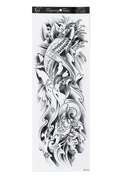 Yılan Kol Dövme Geçici Tattoo
