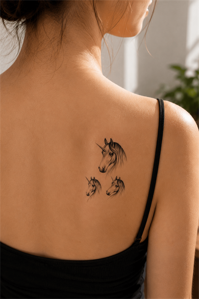 At Mini Geçici Dövme Tattoo