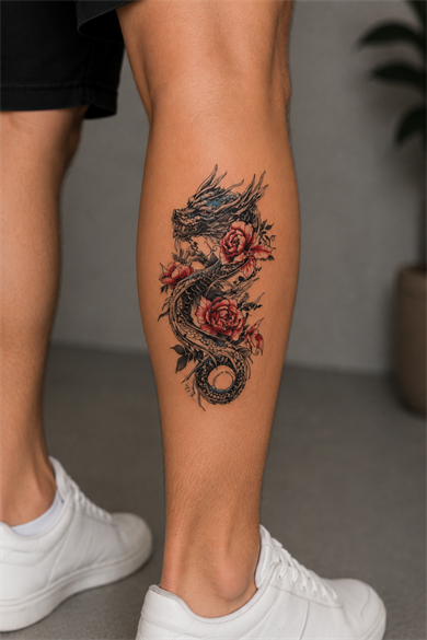 Ejderha Geçici Dövme Tattoo