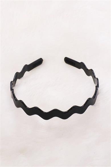 Siyah Renk Kıvrımlı Taç