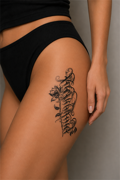 Yazılı Dövme Geçici Tattoo