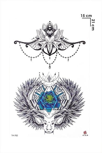 Motifli Dövme Geçici Tattoo