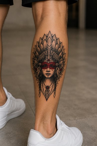  Kızılderili Geçici Dövme Tattoo