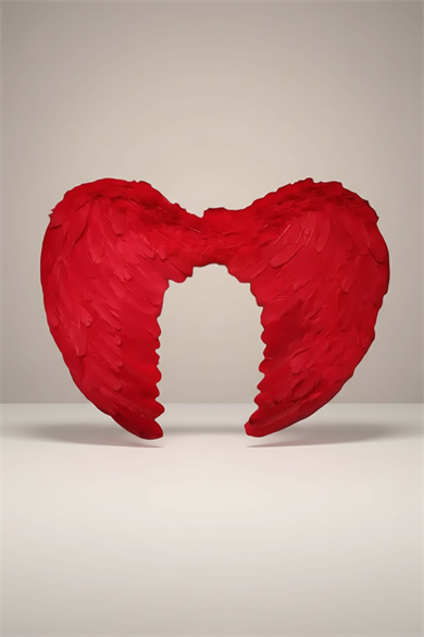 Kırmızı Renk Melek Kanadı 