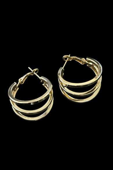 Altın Renk 20MM Halka Küpe (Çift)
