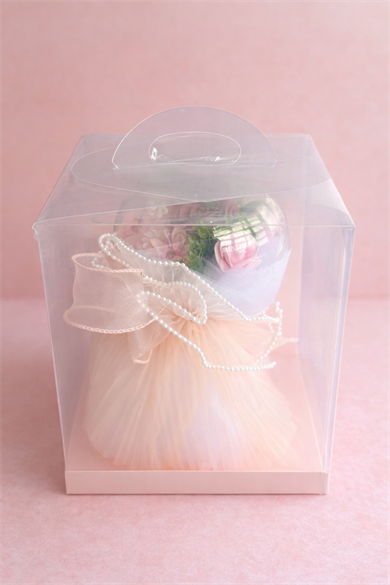 Mor Renk Çiçek Aranjman Küresi