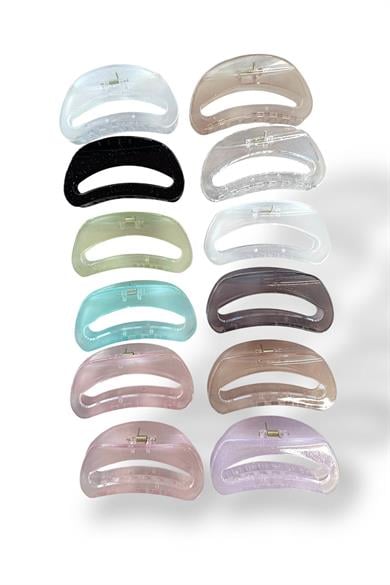 12li Karışık Renk Mandal Toka Set