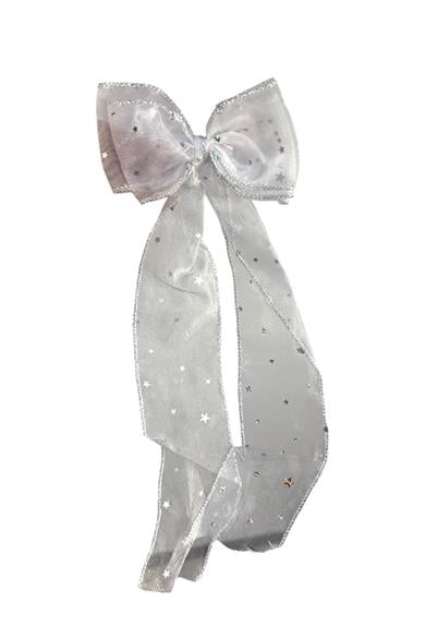 Beyaz Renk Kurdele Figürlü Otomat Toka