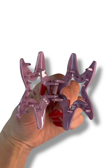 12li Karışık Renk Yıldız Figürlü Mandal Toka Set