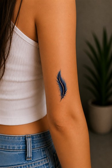 Tüy Mini Geçici Dövme Tattoo