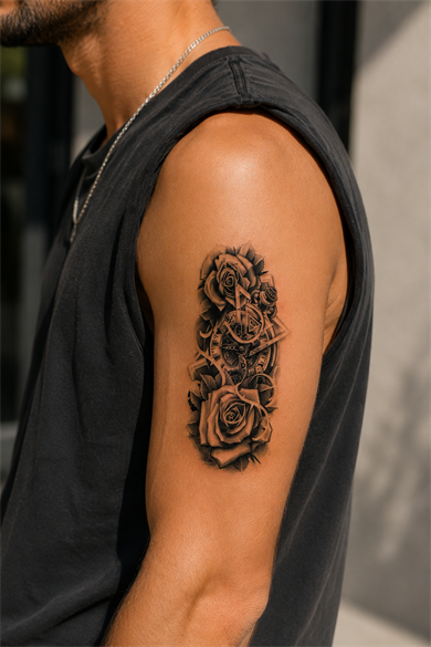 Pusula Geçici Dövme Tattoo