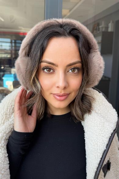 Kahverengi Peluş Kulaklık