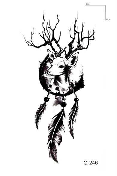 Geyik Mini Geçici Dövme Tattoo