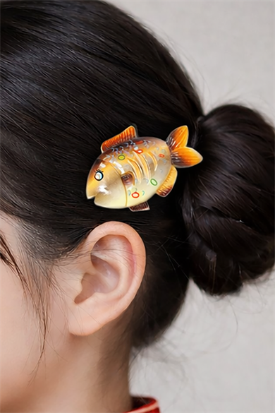 Balık Figürlü Yan Toka