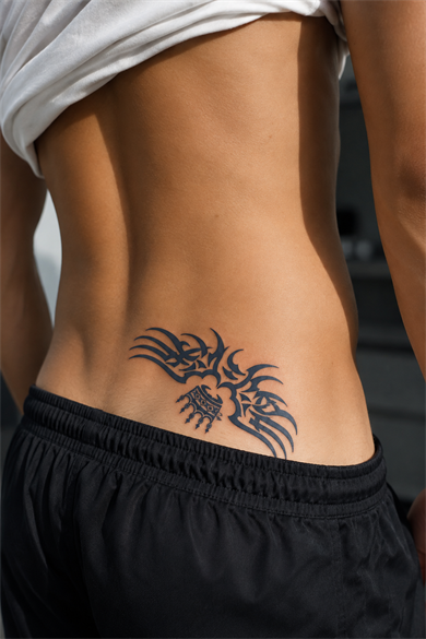 Taç Sonradan Kararan Yarı Kalıcı Geçici Dövme Tattoo