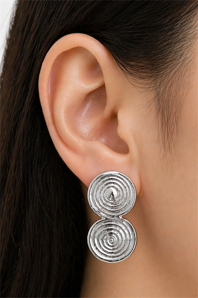 Gümüş Renk Küpe (Çift)