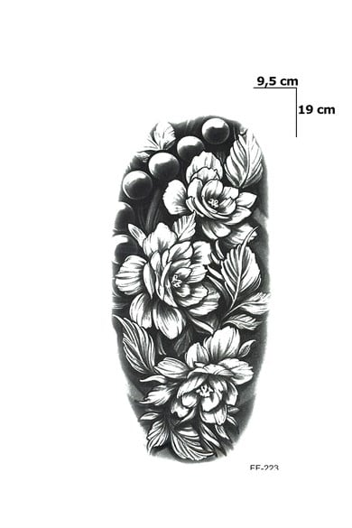 Çiçek Dövme Geçici Tattoo