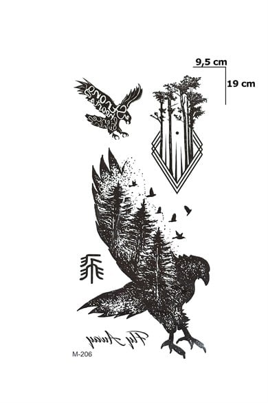 Kartal Dövme Geçici Tattoo