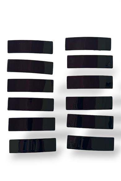 12li Siyah Renk Otomat Toka Set