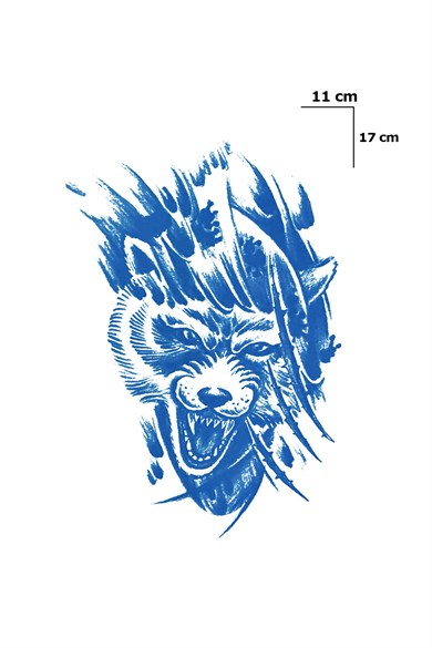 Kurt Sonradan Kararan Yarı Kalıcı Geçici Dövme Tattoo