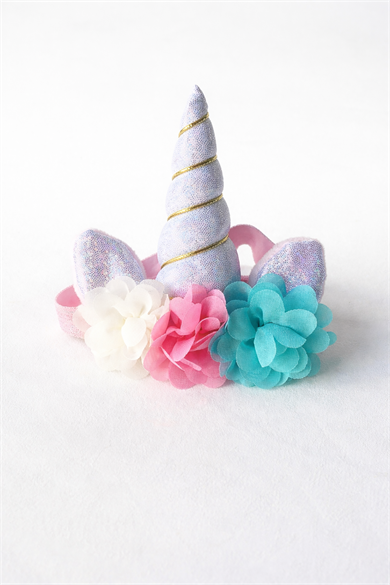 Mixed Color Unicorn Figured Childrens Hair Band