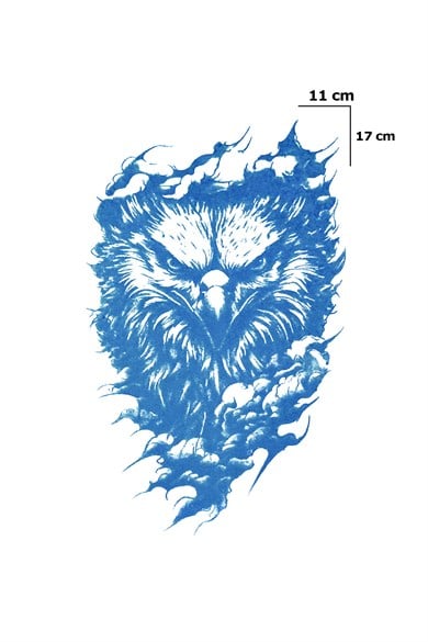 Kartal Sonradan Kararan Yarı Kalıcı Geçici Dövme Tattoo