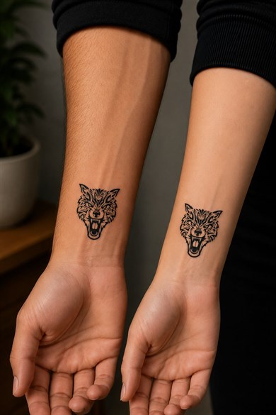 Kurt Mini Geçici Dövme Tattoo